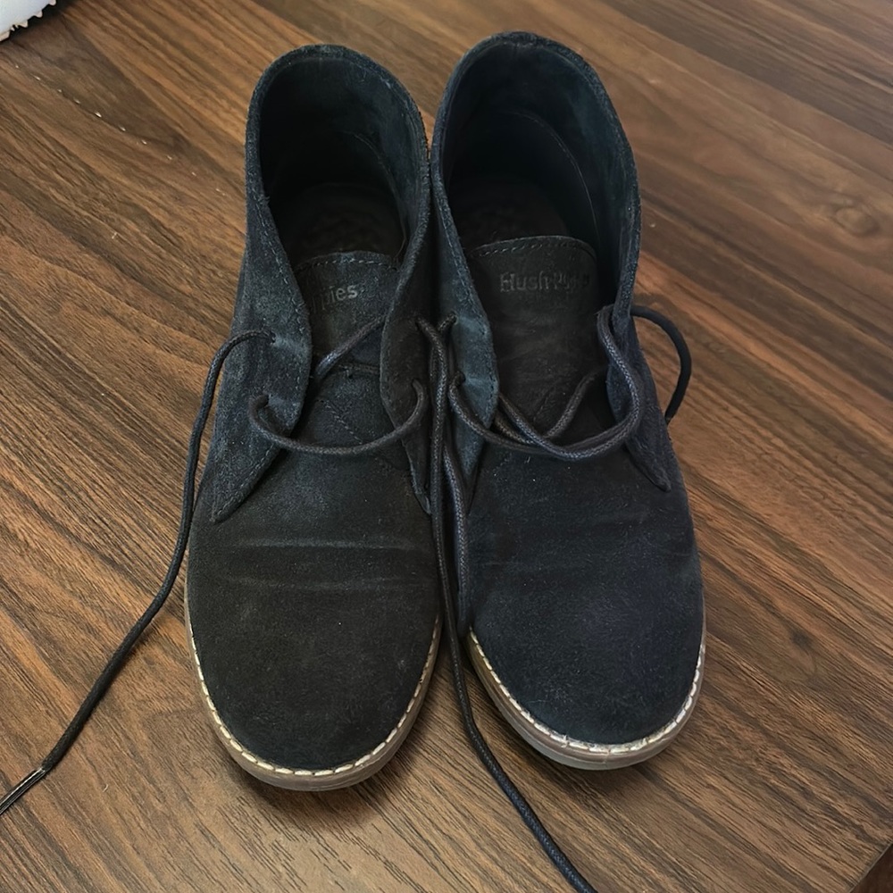 Hush Puppies Women's Bailey Chukka Ankle Boot 7.5 Black